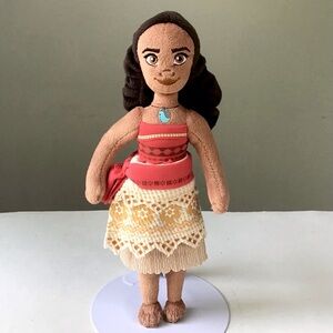 Disney Moana Plush Doll 9” Small Soft-Body Stuffed Princess Toy Excellent